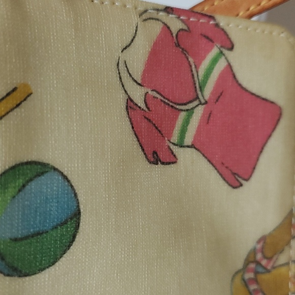 Vintage Dooney And Bourke Rainbow Zipper Wristlet - Picture 11 of 11